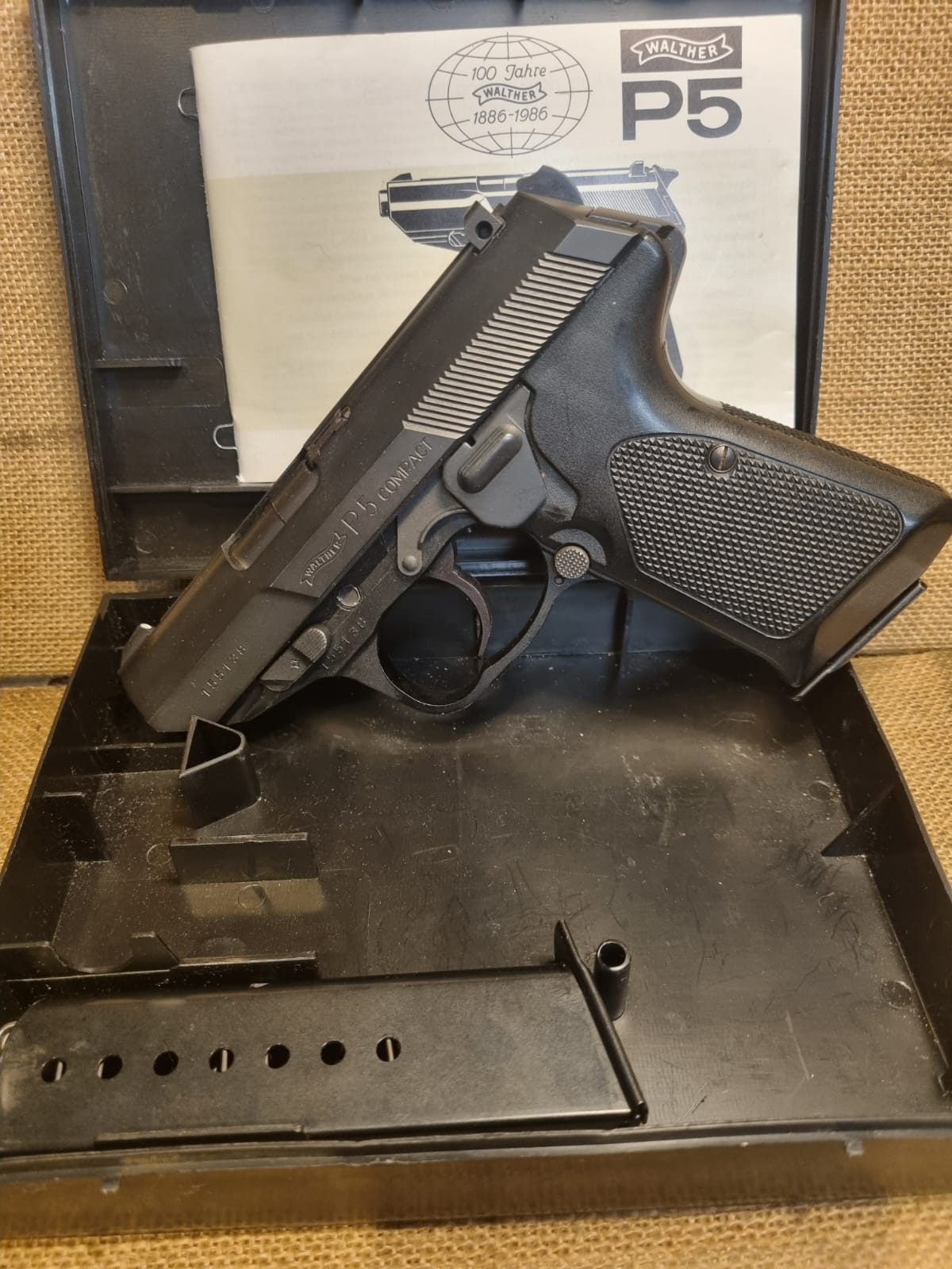 PISTOLA SEMIAUTOMATICA - MARCA WALTHER - MODELLO P5 COMPACT - CALIBRO 9X19 1601