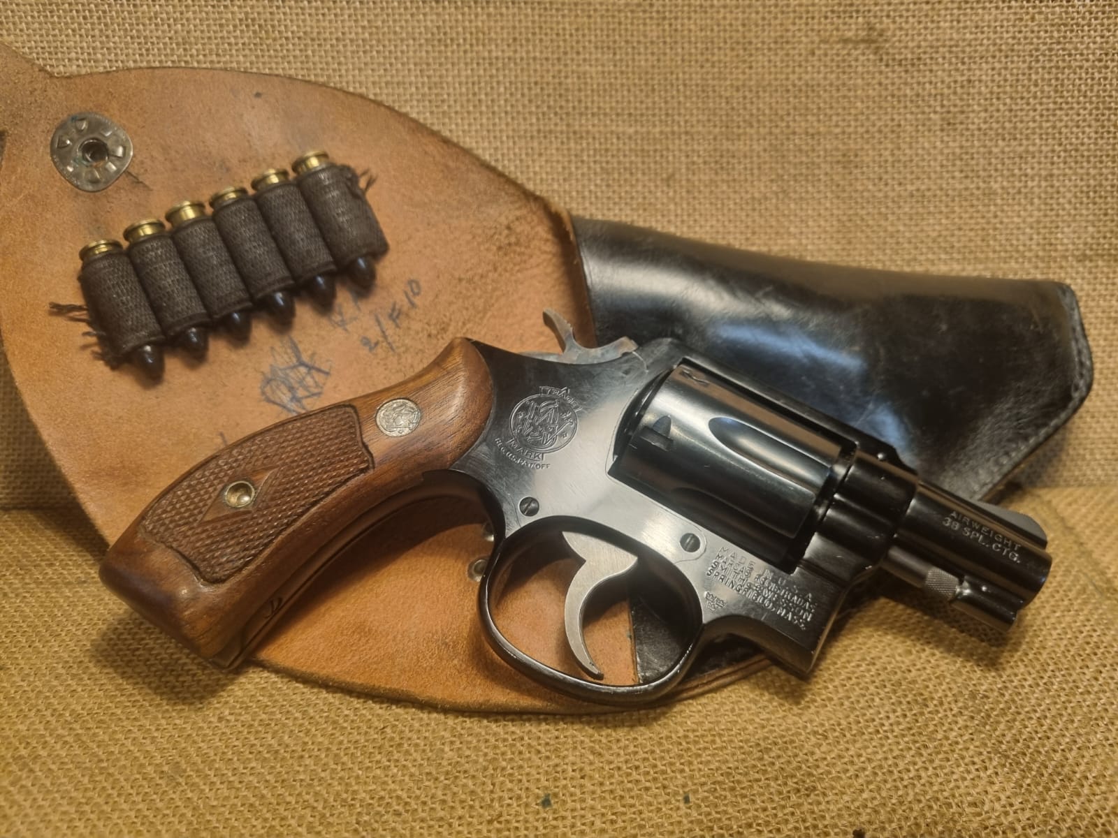 REVOLVER - MARCA SMITH & WESSON - MODELLO 12 LUFTWAFFE SVEZIA - CALIBRO 38 Special 1635