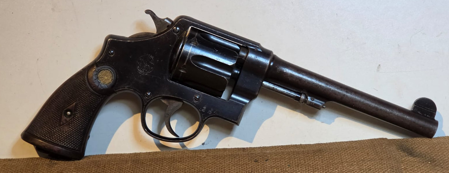 REVOLVER SPORTIVO - MARCA SMITH & WESSON - MODELLO HAND EJECTOR II MODEL - CALIBRO 455 ELEY 3920