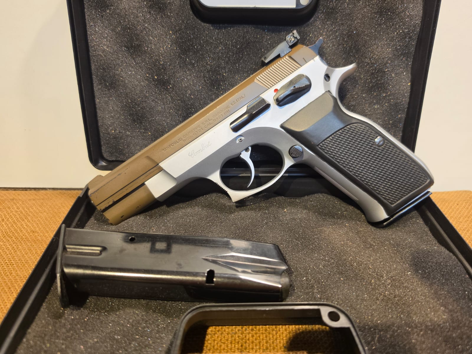 PISTOLA SPORTIVA - MARCA TANFOGLIO - MODELLO COMBAT - CALIBRO 9X21 3975