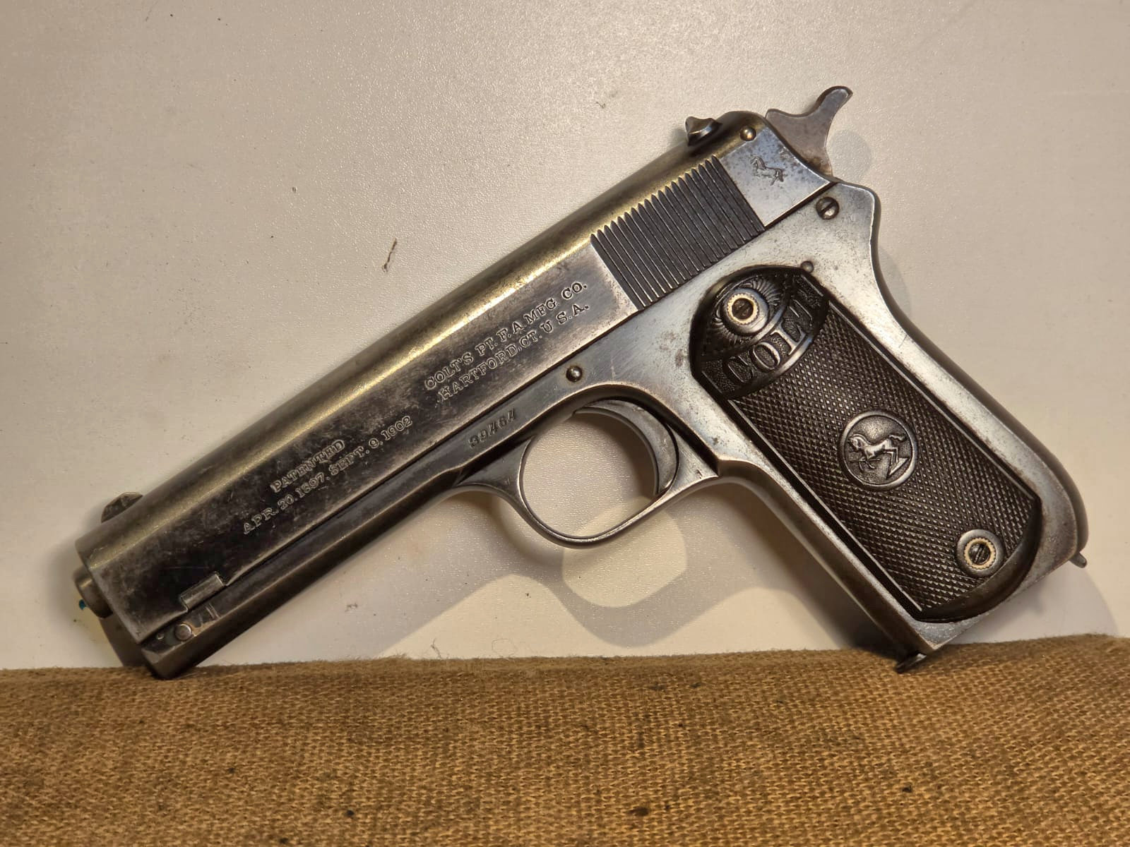 PISTOLA SEMIAUTOMATICA - MARCA COLT - MODELLO 1903 POCKET HAMMER - CALIBRO 38 ACP 4073