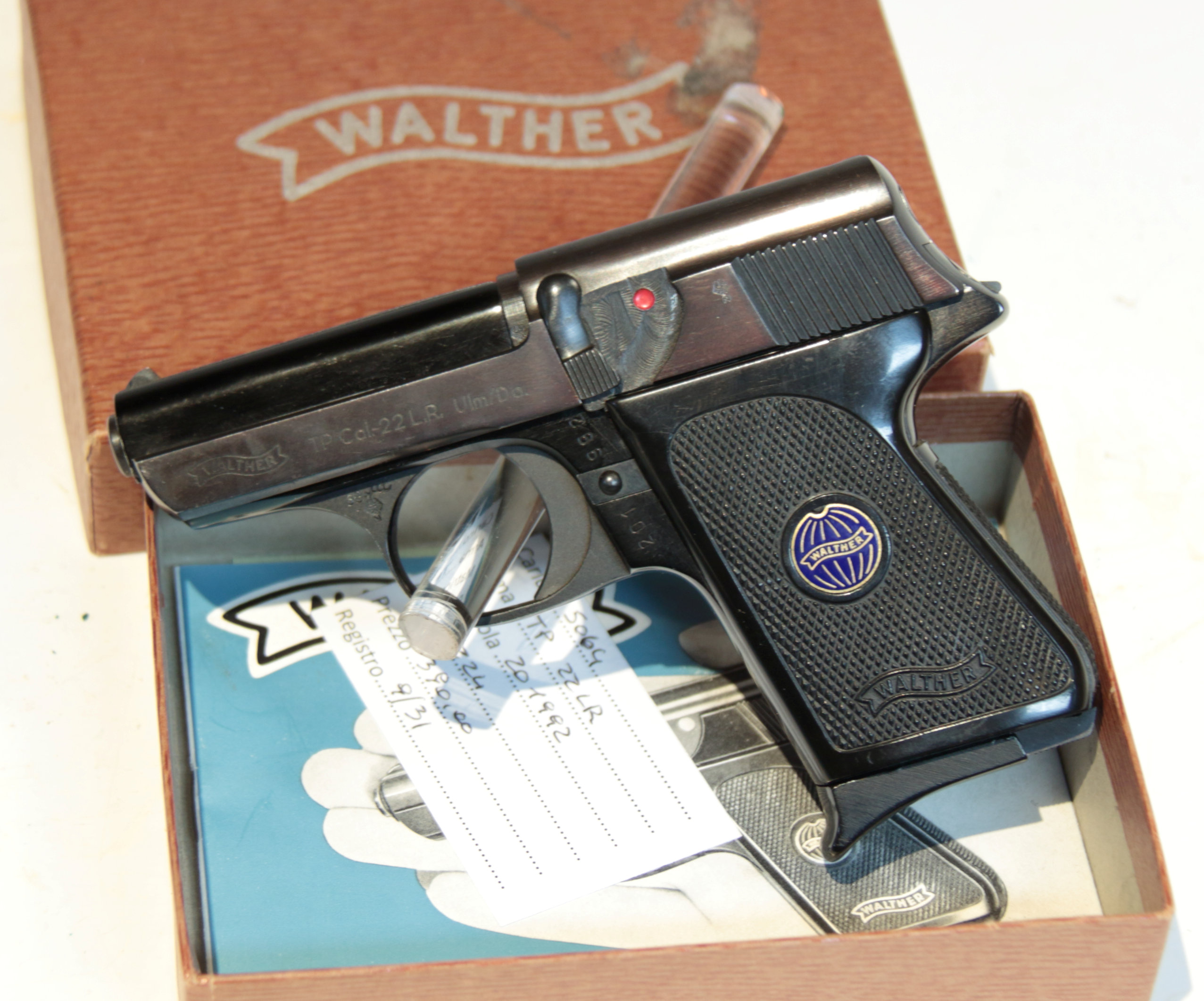 PISTOLA SEMIAUTOMATICA - MARCA WALTHER - MODELLO TP - CALIBRO 22 LR 999